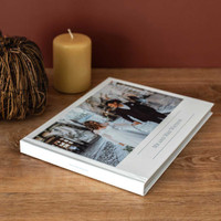 Celebrate your love story with a custom layflat album designed to highlight the timeless charm of an autumn wedding