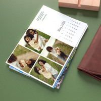 Easily customize each month with your own photos—making this desk calendar a meaningful, practical keepsake for yourself or a loved one