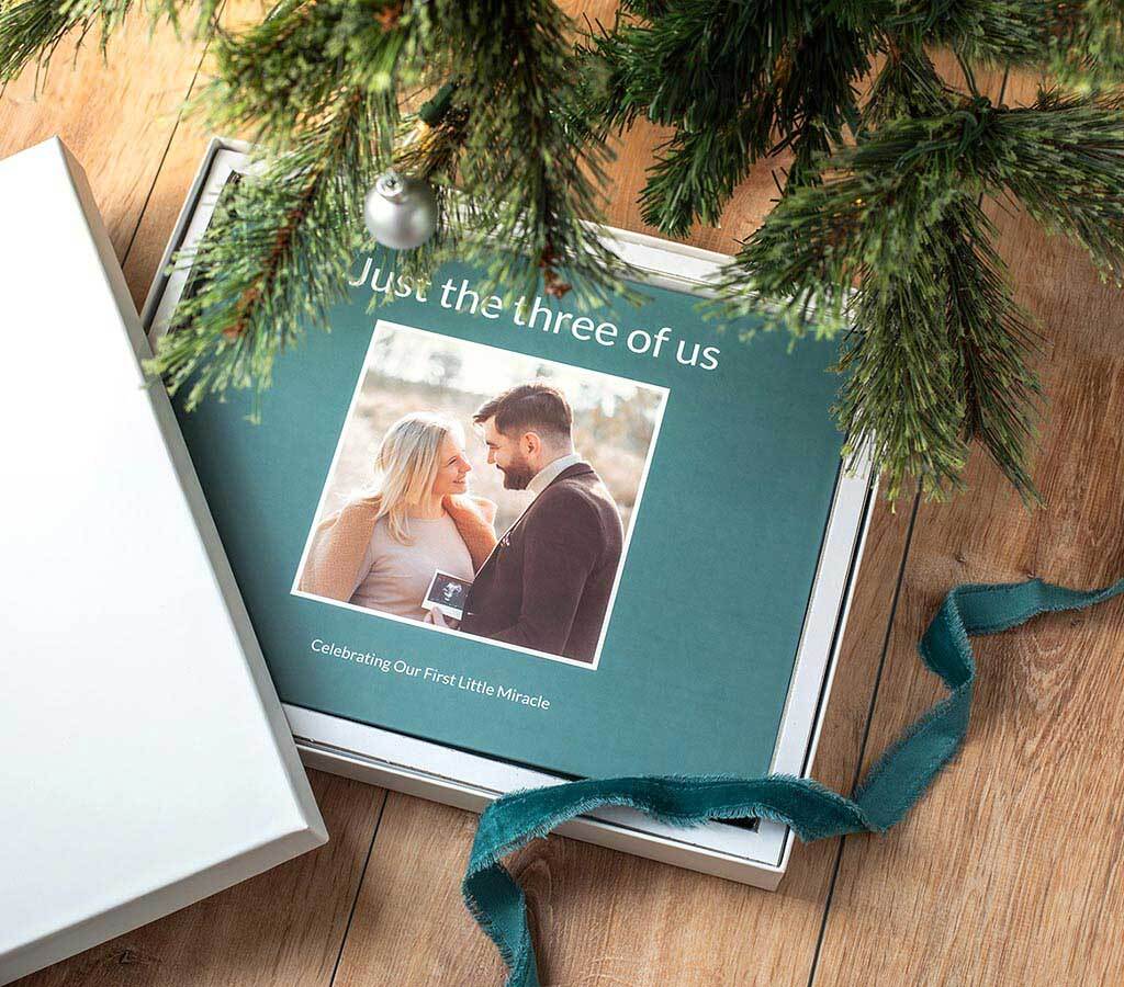 A layflat photo book, thoughtfully packaged in a beautifully crafted presentation box, makes the perfect holiday gift.