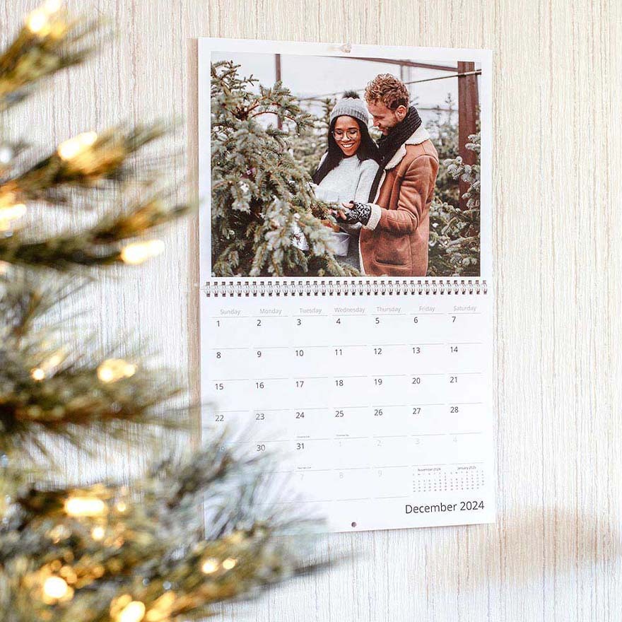 Add a festive touch to your walls with personalized photos that bring your Christmas traditions to life