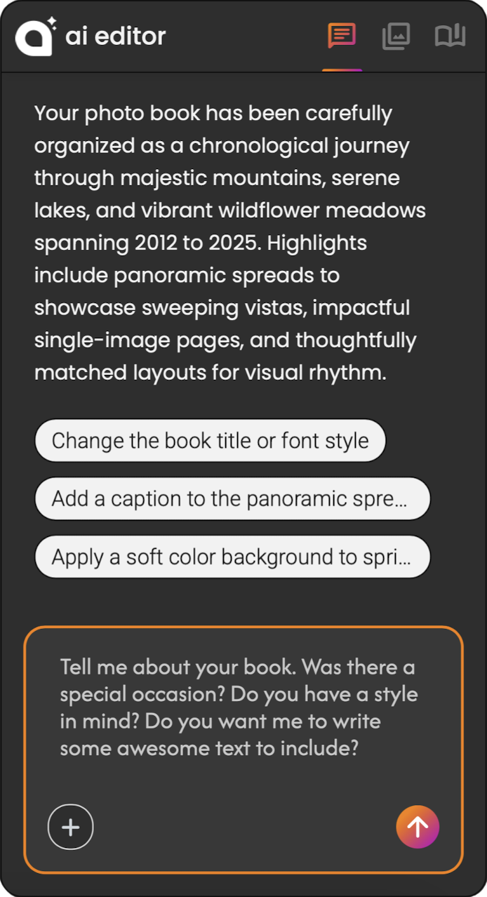 Arlo AI Print Studio Chat Box