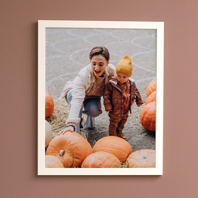 Bring the season to life with a custom photo print that beautifully preserves your favorite fall memories in rich, vibrant color and lasting quality