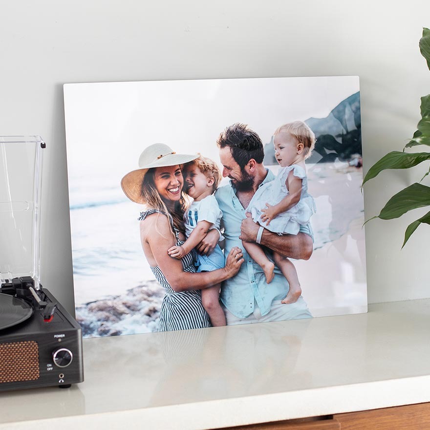 Give a sleek, modern gift with a custom metal photo print that turns your favorite image into eye-catching wall art