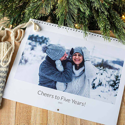 Kick off the new year with a personalized photo calendar, filled with memories for your family and loved ones.