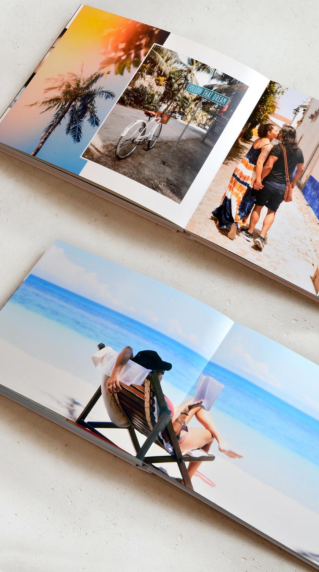 Vacations layflat photo book 