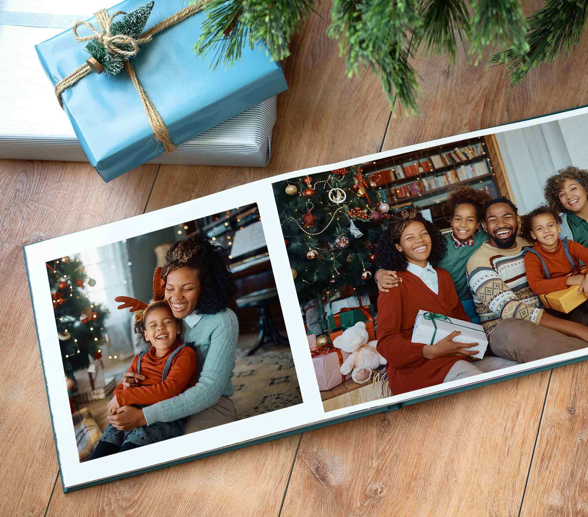 Make the season unforgettable with a custom photo book that tells your family's story—wrapped and ready for gifting