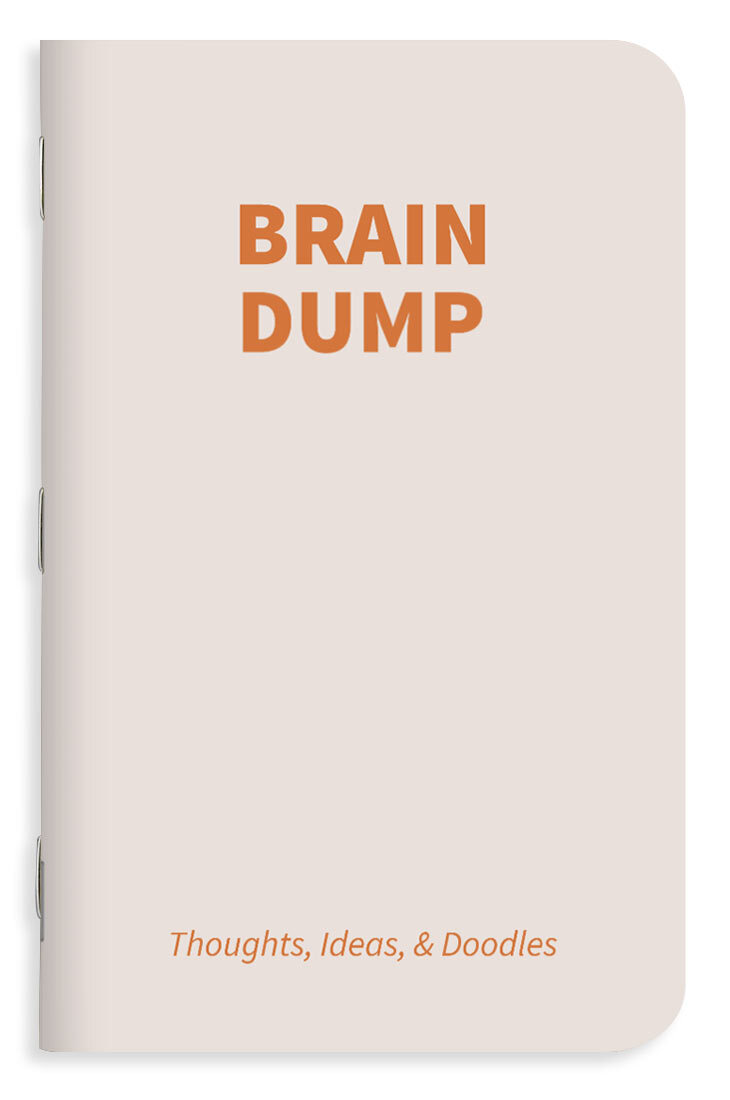 Notebook theme designed for free-flowing thoughts, brainstorming, and mind mapping.