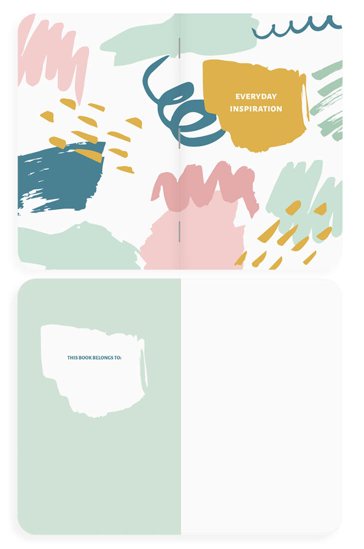 Bright and motivational memo book design for daily encouragement.