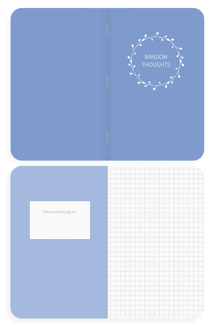 Casual memo book theme for jotting down spontaneous ideas and reflections.