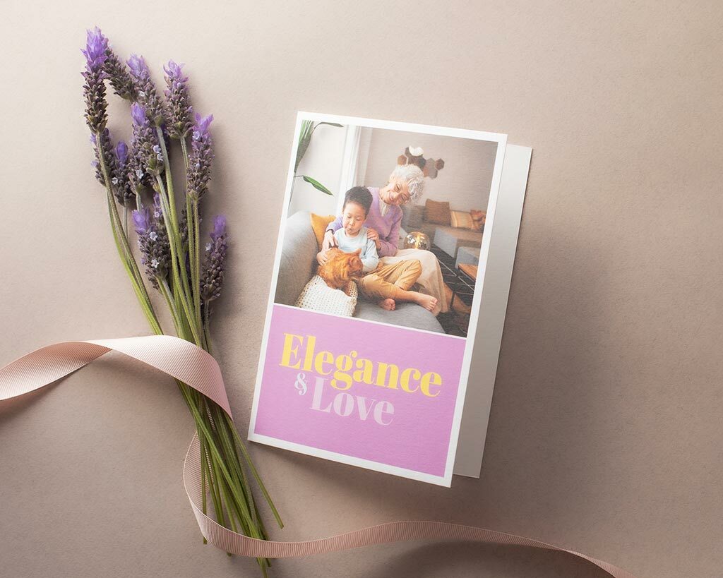 Print your best moments with mom on custom photo cards and add a personalized message for that special touch