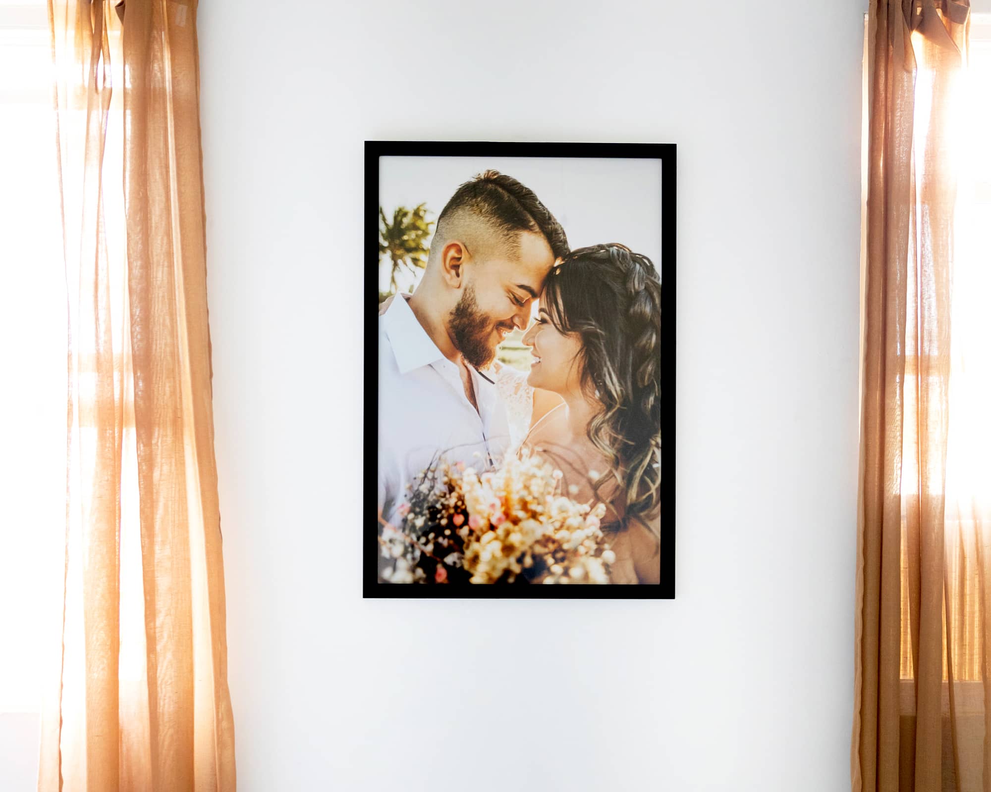 Shop custom photo home decor with large format framed prints, perfect for romantic and family portraits, nature photography and more