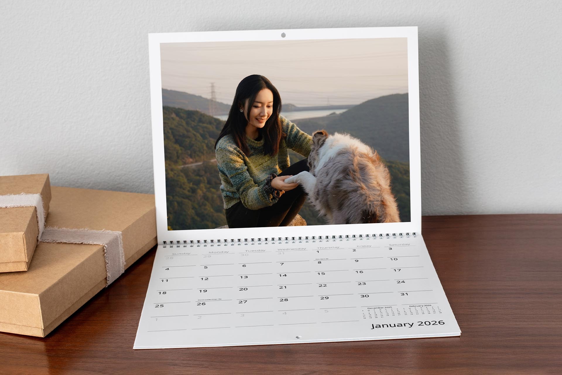 Start the New Year organized and inspired with a personalized photo calendar that showcases your favorite memories month by month