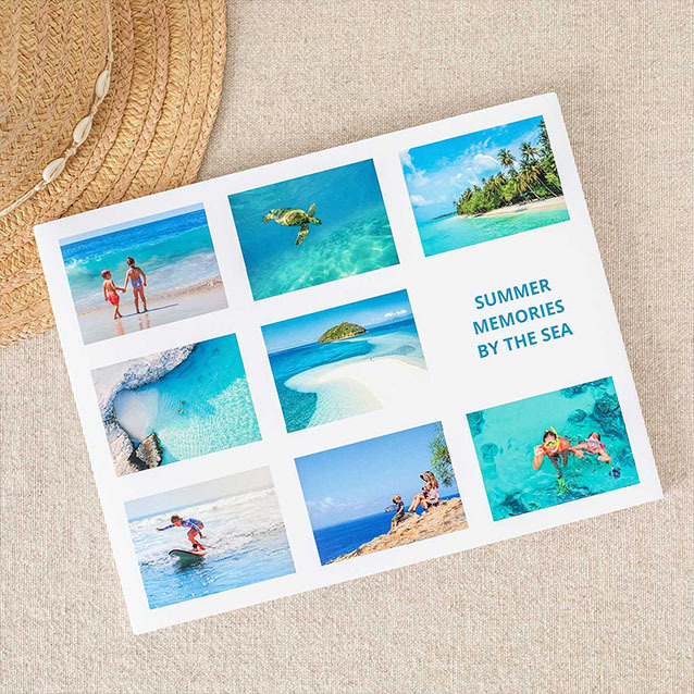 Stunning hardcover photo book with a beautifully designed, customizable cover — choose from a wide selection of easy-to-use and uniquely crafted templates