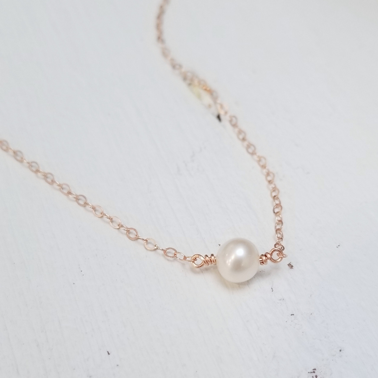 Dainty Pearl Layered Necklace – Atelier Elise