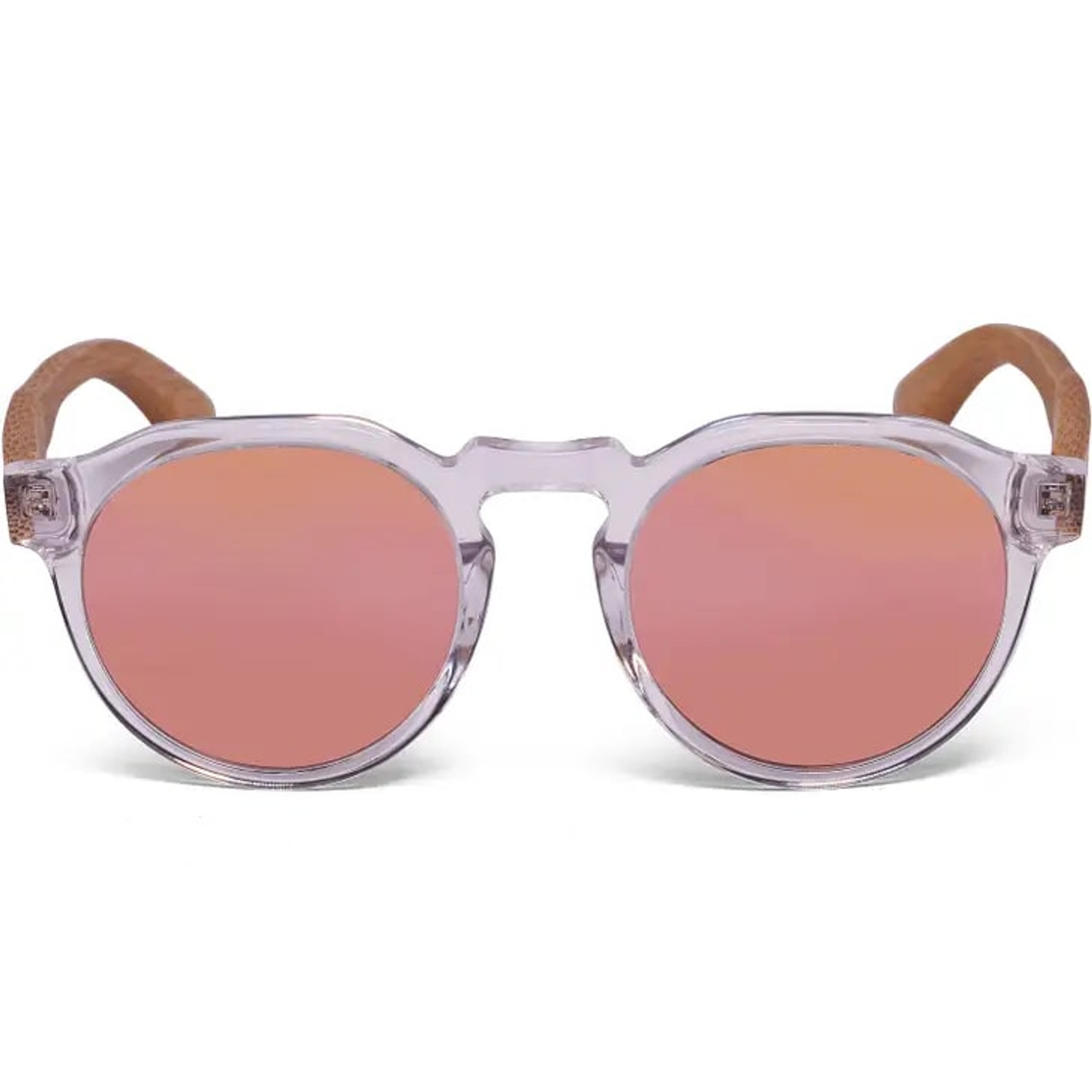 Custom Logo Bamboo Wood Sunglasses Polarized | Retro Handmade Glasses -  Retro Round - Aliexpress