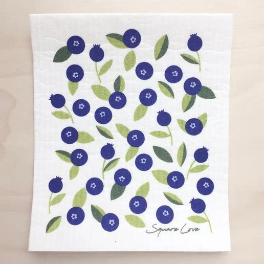 Blueberry Swedish Dishcloth