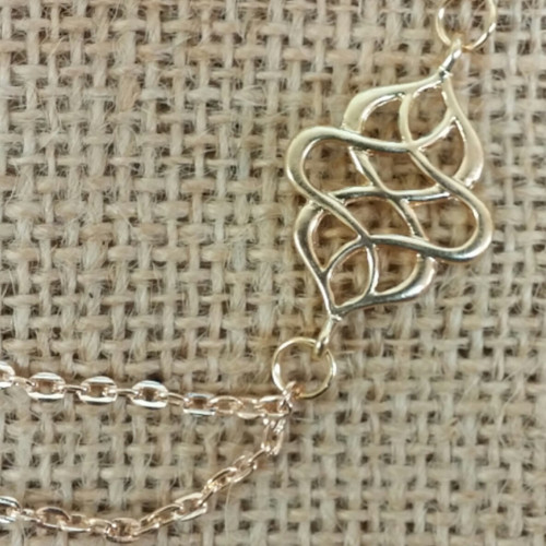 Asymmetrical Knot Necklace Asymmetrical Knot Necklace
