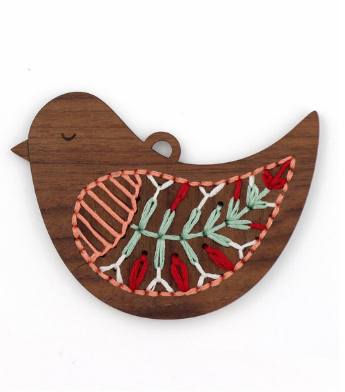 Bird Stitched Ornament Kit  Bird Stitched Ornament Kit