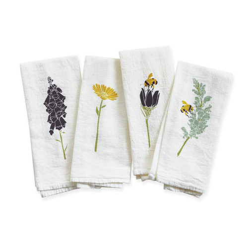 honeybee flower cloth napkin set honeybee flower cloth napkin set