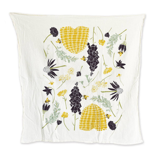 Honeybee Garden Tea Towel Honeybee Garden Tea Towel