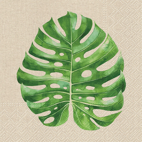 Paper Napkins - Monstera Leaf