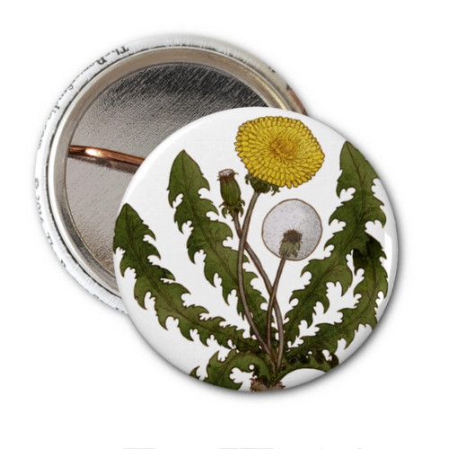 dandelion pin button aesthetic 