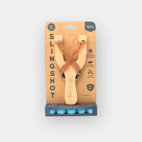 Slingshot + Felt Pellets