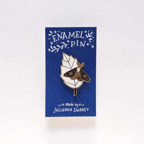 moth pin enamel moth pin enamel