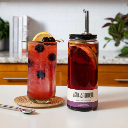 Lazy Afternoon - Blackberry Basil Cocktail