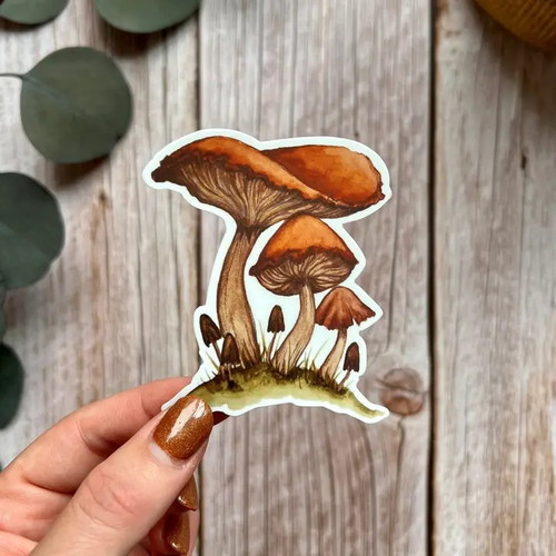 Mushroom Bunch Sticker Mushroom Bunch Sticker