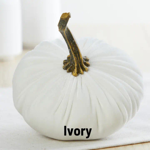 Plush Velvet Pumpkin