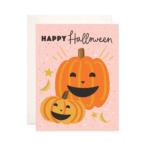 Happy Halloween Pumpkin Card