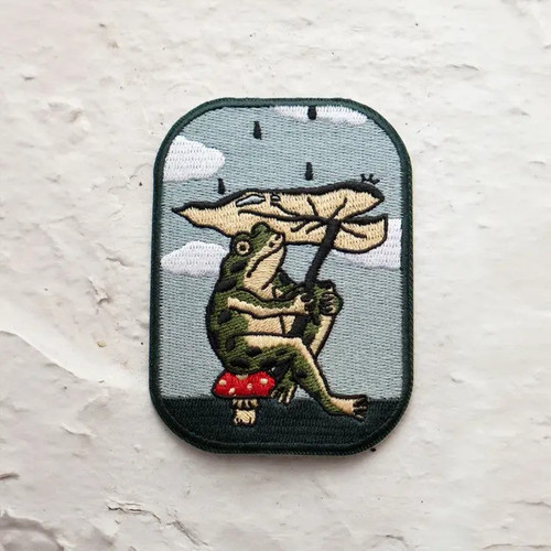 Leaf Umbrella Frog Sticky Patch