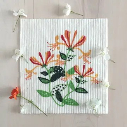 Honeysuckle Swedish Dish Cloths