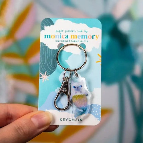 Mermaid Cat Keychain Mermaid Cat Keychain