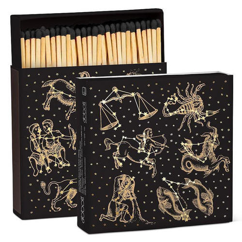 Zodiac Square Matches - 100 Pack