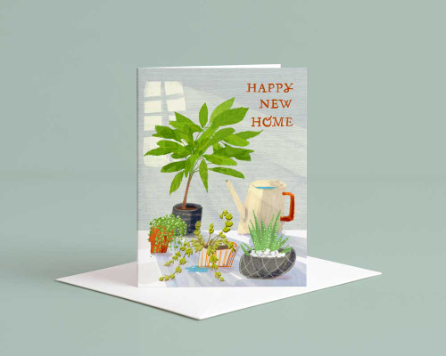 Happy New Home Plants Card Julep and Trubbs