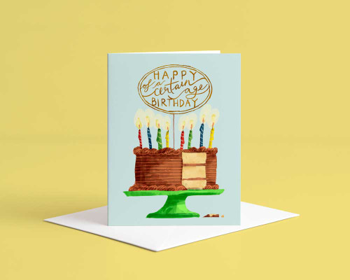 Happy of a Certain Age Card Julep and Trubbs