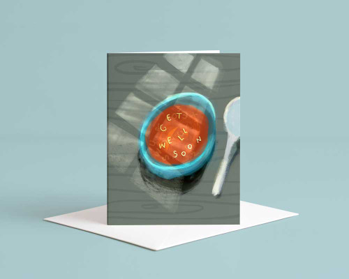 Get Well Soon Soup Card Julep and Trubbs