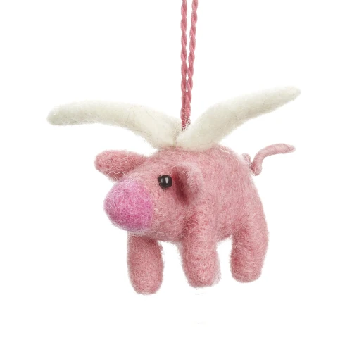 Felt Flying Pig