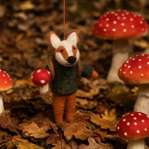 Felt Frankie Foraging Fox