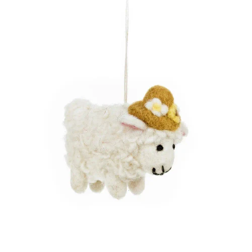 Felt Gloria the Sheep Hanging