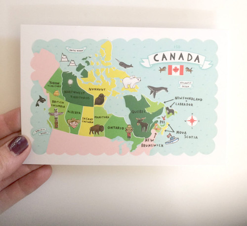 Front of Canadian Postcard Front of Canadian Postcard