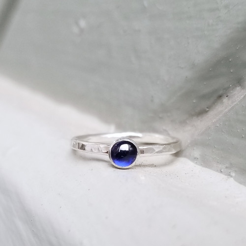 September Birthstone Ring for Stacking, Sapphire September Birthstone Ring for Stacking, Sapphire
