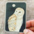 Owl with Moon Sticker
