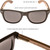 Walnut Polarized Sunglasses - Matte Black