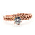 Braided Band Solitaire Engagement Ring Braided Band Solitaire Engagement Ring