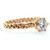 Braided Band Solitaire Engagement Ring Braided Band Solitaire Engagement Ring
