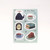 This cute little sticker sheet includes Julianna Swaney's illustrations of a blue speckled teapot, cups of tea, a tin of tea, books, and cake. Everything a tea lover needs for a cozy time! Each sheet contains 6 stickers of tea related treats. Made from a thin matte vinyl that feels more like paper. Measures 4 x 3 inches.