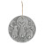 Silver Teracotta Moon Shadows Plaque